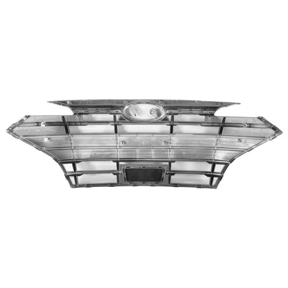 PARRILLA GRILLE - HY ELNTR 17-18/19-20/ GRILLE ASS'Y 19-20/ CHROME SILVER/BLACK/ W/SILVER BLACK MOULDING/ W/INTELLIGENT CRUISE CONTROL/(4D)(USA BUILT)//PARTS.NO,HY1200213//OEM NO,86350F3520