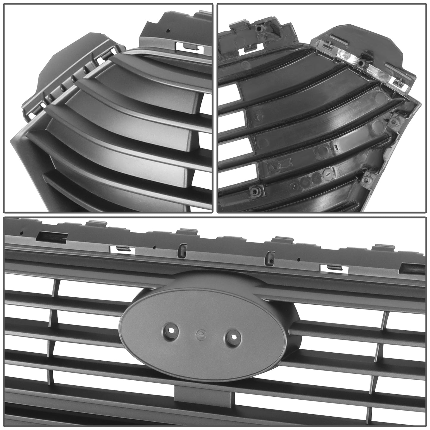 PARRILLA GRILLE - HY IDQ 17-19/20-21/ GRILLE ASS'Y 17-19/ W/PAINTED SILVER/GRAY/ W/O INTELLIGENT CRUISE CONTROL//PARTS.NO,HY1200223//OEM NO,86350G2000PG4