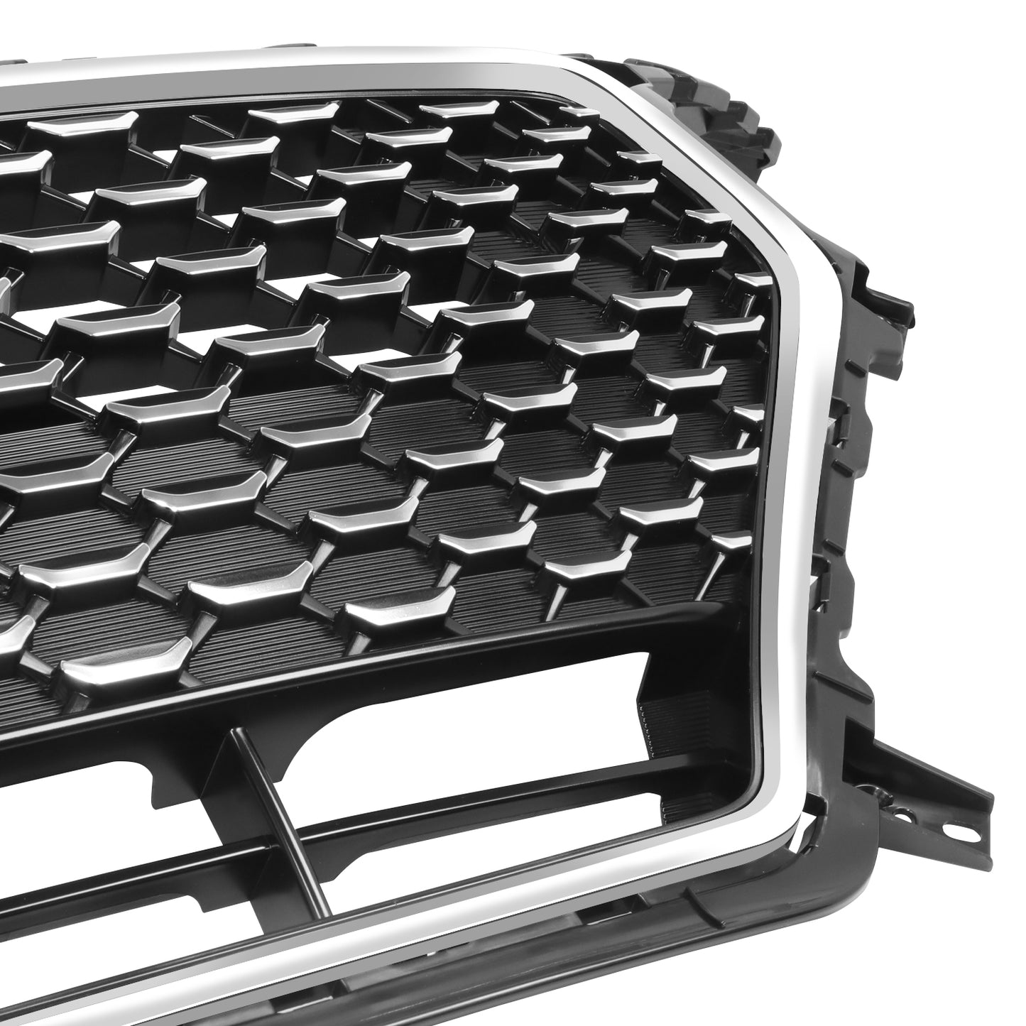 PARRILLA GRILLE - HY ELNTR 17-18/19-20/ GRILLE ASS'Y 18-20/ PAINTED BRIGHT BLACK/ W/CHROME FRAME/ W/O INTELLIGENT CRUISE CONTROL/(GT)(H/B)//PARTS.NO,HY1200224//OEM NO,86350G3010