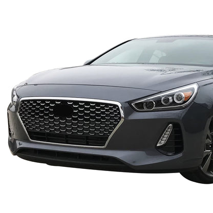PARRILLA GRILLE - HY ELNTR 17-18/19-20/ GRILLE ASS'Y 18-20/ PAINTED BRIGHT BLACK/ W/CHROME FRAME/ W/O INTELLIGENT CRUISE CONTROL/(GT)(H/B)//PARTS.NO,HY1200224//OEM NO,86350G3010