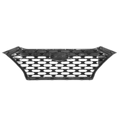 PARRILLA GRILLE - HY TUSN (IX25/35) 16-18/19-21/ GRILLE ASS'Y 19-21/ PAINTED BLACK/ W/SILVER MOULDING/ (W/O VIEW CAMERA)//PARTS.NO,HY1200225//OEM NO,86350D3500