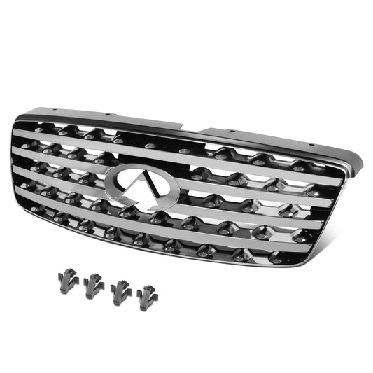 PARRILLA GRILLE - IN FX35/45 '03-'08/ GRILLE ASS'Y 03-05/ CHROME/BLACK/ W/DARK COLOR/ (SPORT)