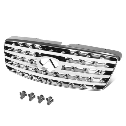 PARRILLA GRILLE - IN FX35/45 '03-'08/ GRILLE ASS'Y 03-05/ CHROME/BLACK/ W/O DARK COLOR/ (SPORT)
