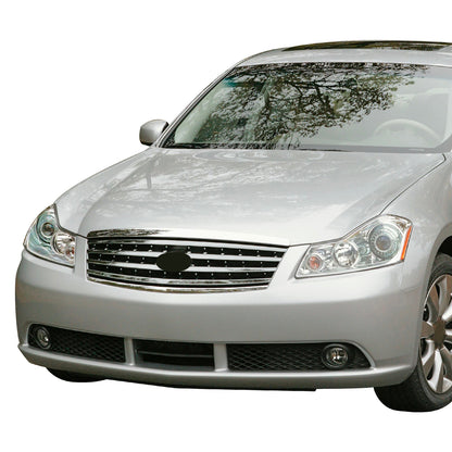 PARRILLA GRILLE - IN M35/M45 '06-'10/ GRILLE ASS'Y 06-07/ CHROME/PRIMED BLACK//PARTS.NO,IN1200112//OEM NO,62310EH200