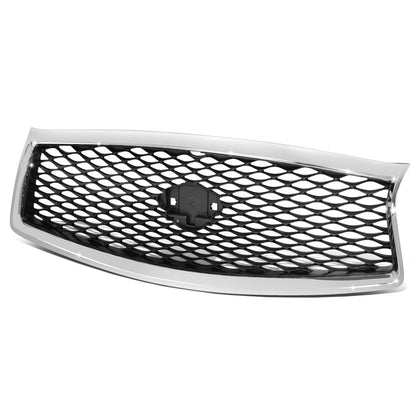 PARRILLA GRILLE - IN Q50 (4D) 14-17/18-22/ GRILLE ASS'Y 14-17/ SILVER BLACK W/CHROME FRAME/ (W/VIEW CAMERA)