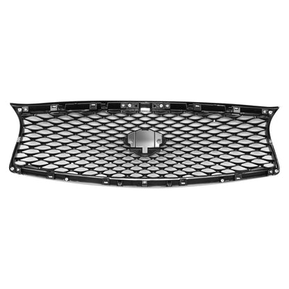 PARRILLA GRILLE - IN Q50 (4D) 14-17/18-22/ GRILLE ASS'Y 14-17/ SILVER BLACK W/CHROME FRAME/ (W/VIEW CAMERA)