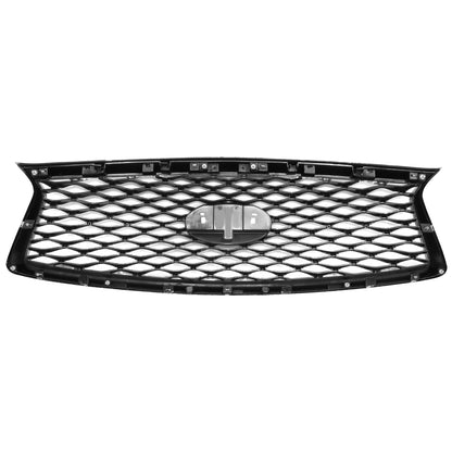 PARRILLA GRILLE - IN Q50 (4D) 14-17/18-22/ GRILLE ASS'Y 18-20/ PAINTED GRAY W/CHROME FRAME/ (W/O VIEW CAMERA)//PARTS.NO,IN1200137//OEM NO,623106HH0A
