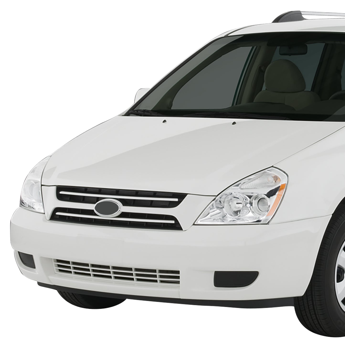 PARRILLA GRILLE - KA  SEDNA '06-'14/ GRILLE ASS'Y 06-10/ UPPER GRAY/BLACK/ W/O SPORT PKG (LX MODEL)//PARTS.NO,KI1200123//OEM NO,863504D100