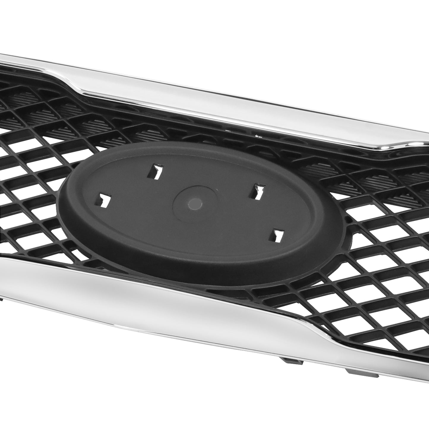 PARRILLA GRILLE - KA FOTE/FOTE-KOUP '10-'13/ GRILLE ASS'Y 10-10/ MAT-BLACK/ W/CHROME MOULDING//PARTS.NO,KI1200139//OEM NO,863501M010