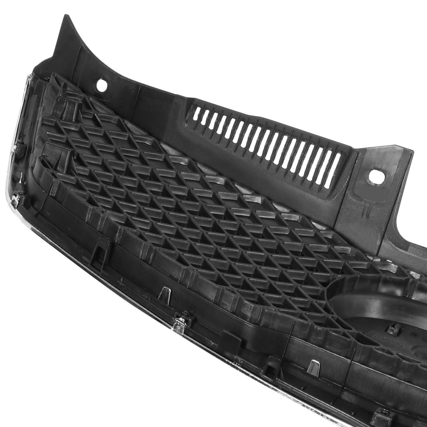 PARRILLA GRILLE - KA FOTE/FOTE-KOUP '10-'13/ GRILLE ASS'Y 10-10/ MAT-BLACK/ W/CHROME MOULDING//PARTS.NO,KI1200139//OEM NO,863501M010