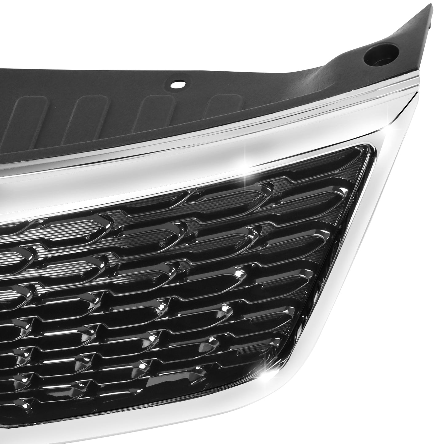 PARRILLA GRILLE - KA  SORETO '14-15/16-18/19-20/ GRILLE ASS'Y 14-15/ PAINTED BLACK W/CHROME MLDG/ (W/O SPORT PKG)//PARTS.NO,KI1200155//OEM NO,863501U500