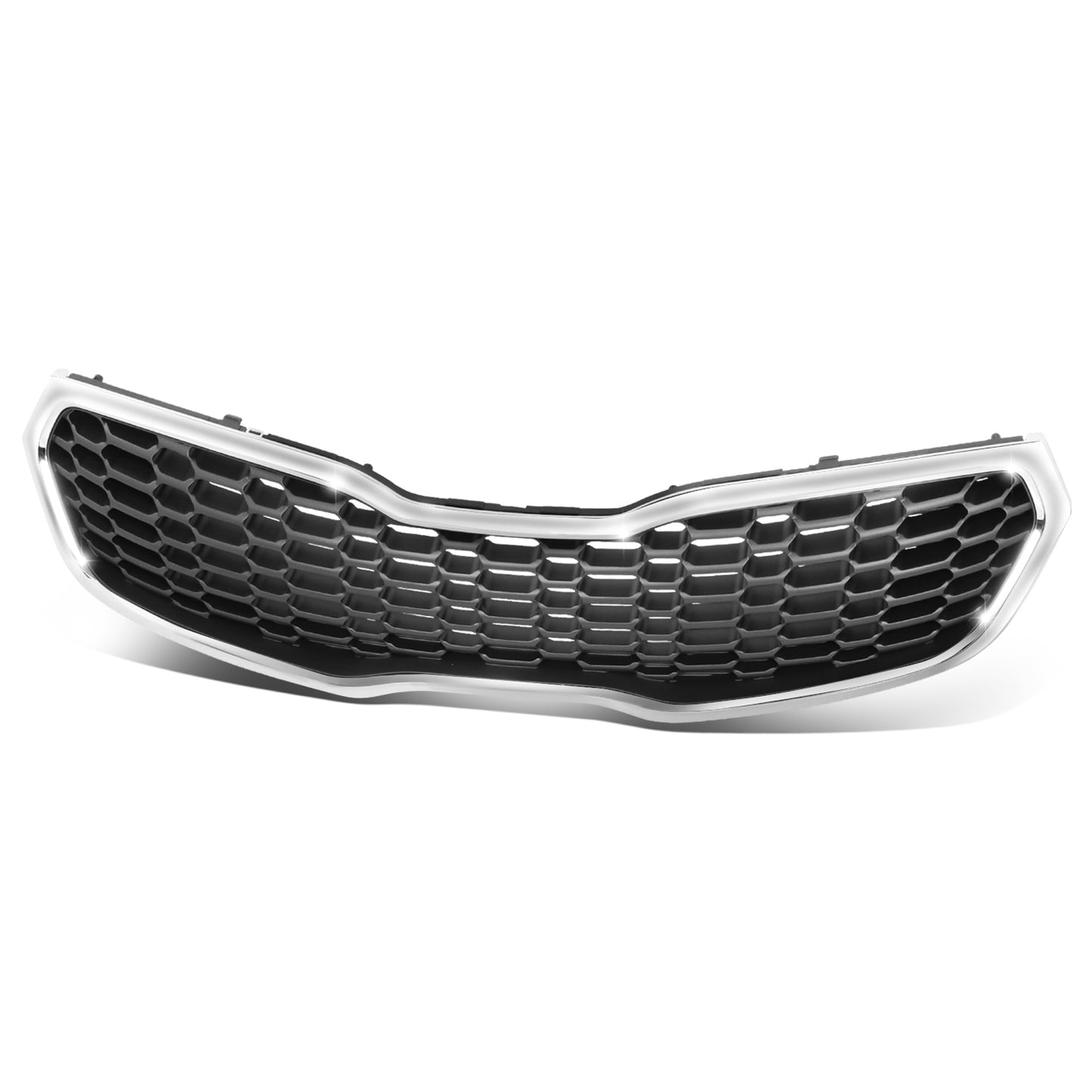 PARRILLA GRILLE - KA FOTE/KOUP '14-'16/'17-'18/ GRILLE ASS'Y 14-16/ PAINTED DARK SILVER/ W/CHROME FRAME (4D)//PARTS.NO,KI1200156//OEM NO,86350A7500