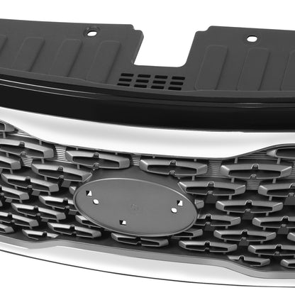 PARRILLA GRILLE - KA  SORETO '14-15/16-18/19-20/ GRILLE ASS'Y 14-15/ PAINTED SILVER W/CHROME MLDG/ (W/SPORT PKG)