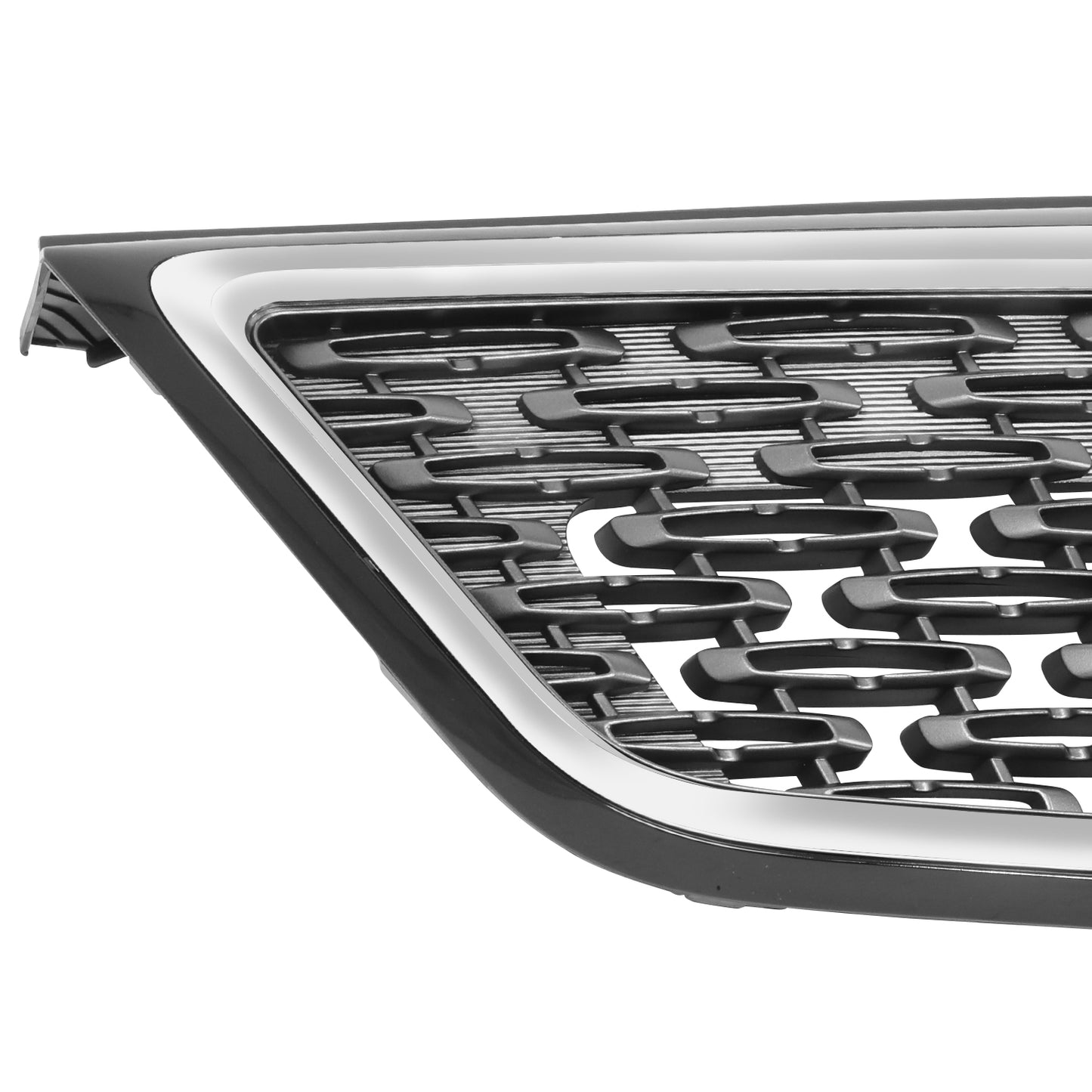 PARRILLA GRILLE - KA  SORETO '14-15/16-18/19-20/ GRILLE ASS'Y 14-15/ PAINTED SILVER W/CHROME MLDG/ (W/SPORT PKG)