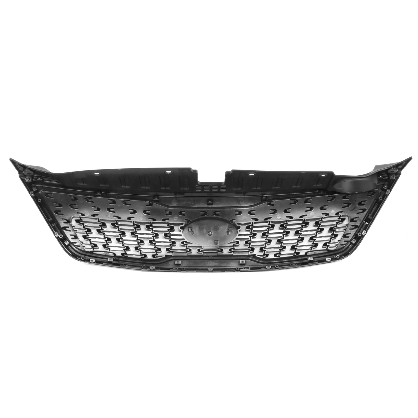 PARRILLA GRILLE - KA  SORETO '14-15/16-18/19-20/ GRILLE ASS'Y 14-15/ PAINTED SILVER W/CHROME MLDG/ (W/SPORT PKG)