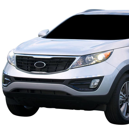 PARRILLA GRILLE - KA  SPOTAG '11-'16/ GRILLE ASS'Y 13-13/ PAINTED BLACK/ W/CHROME MOULDING (2.4)//PARTS.NO,KI1200164//OEM NO,863503W030
