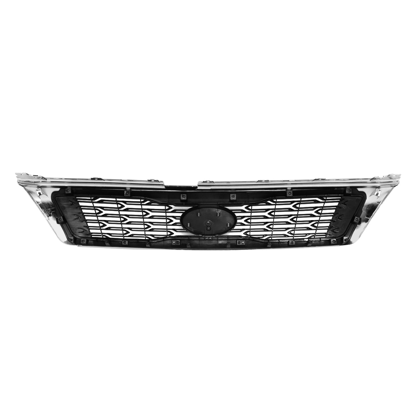 PARRILLA GRILLE - KA  SEDNA '06-'14/ GRILLE ASS'Y 11-12/ CHROME/BLACK/ (EX/LX) (TYPE 2)/ (EU=USA)