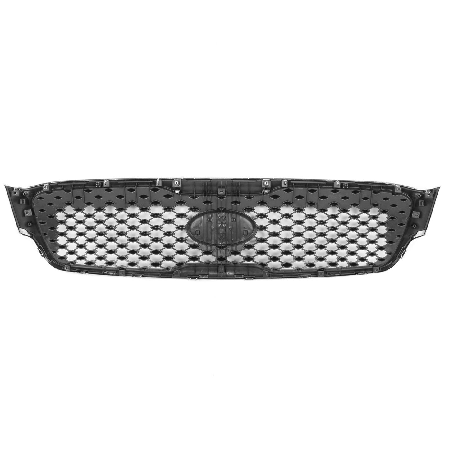 PARRILLA GRILLE - KA  SORETO '14-15/16-18/19-20/ GRILLE ASS'Y 16-18/ MAT-GRAY W/CHROME MOULDING/ (L|LX)//PARTS.NO,KI1200181//OEM NO,86380C6000