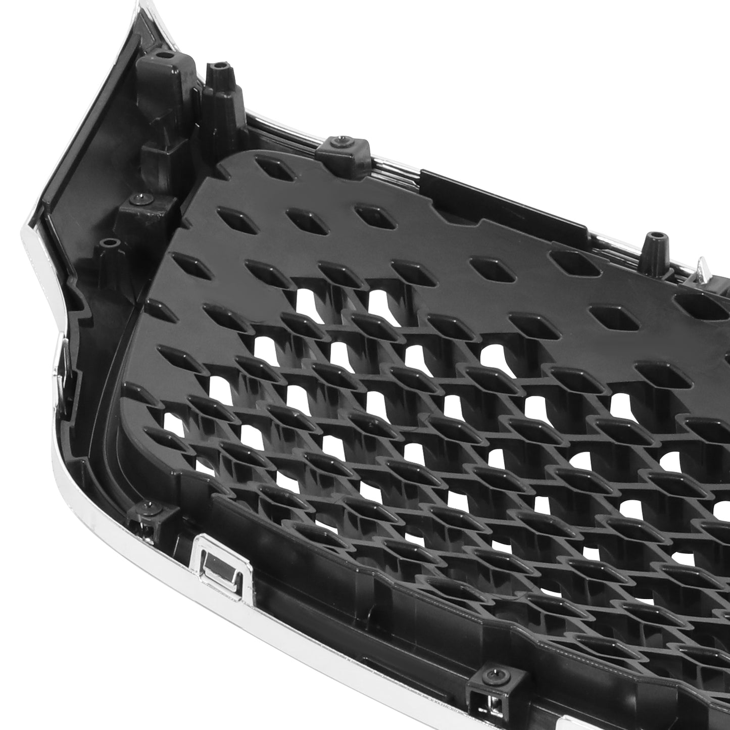 PARRILLA GRILLE - KA  SORETO '14-15/16-18/19-20/ GRILLE ASS'Y 16-18/ MAT-BLACK W/CHROME MOULDING/ (W/O AROUND VIEW MONITO)/ (LIMITED|SX)//PARTS.NO,KI1200182//OEM NO,86380C6010