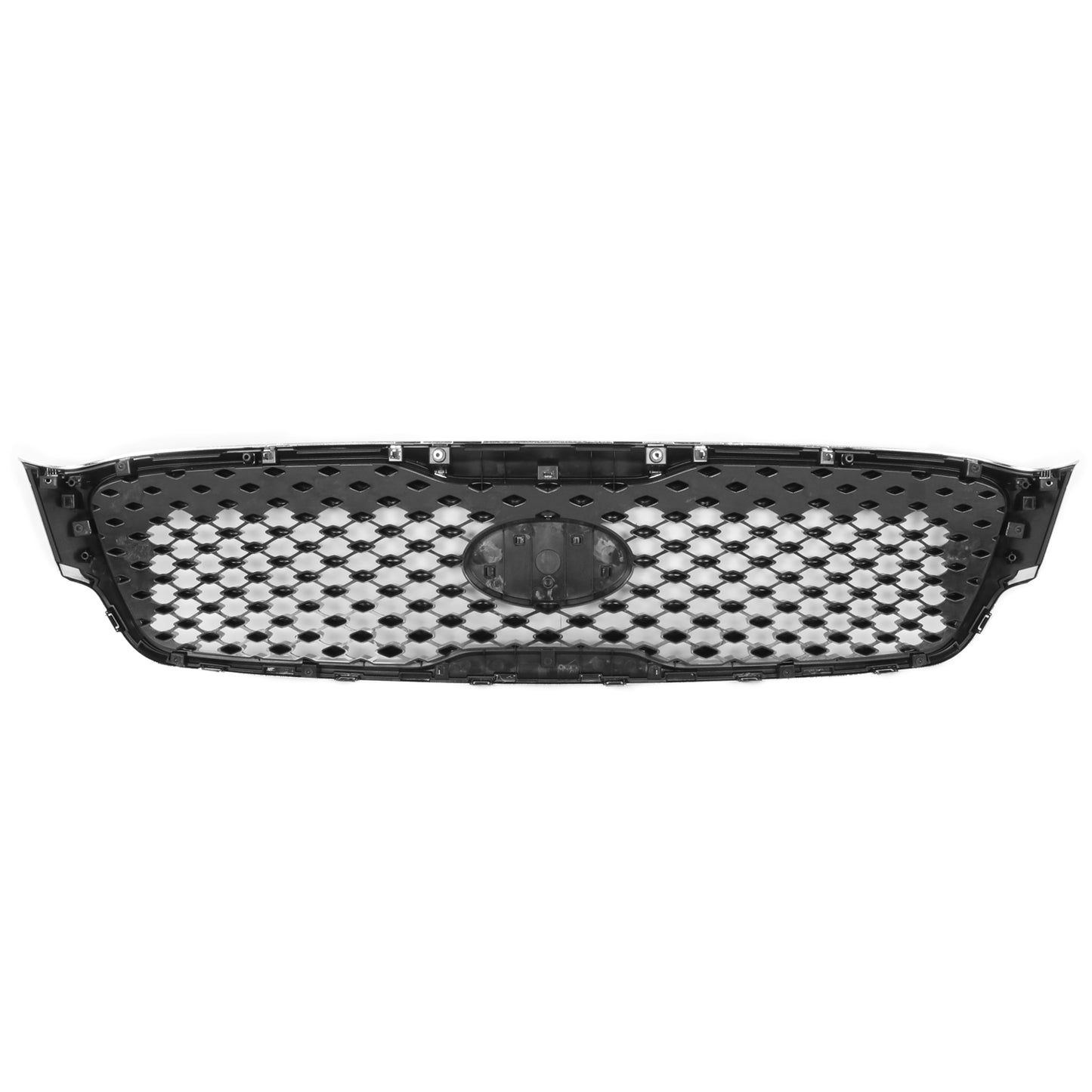 PARRILLA GRILLE - KA  SORETO '14-15/16-18/19-20/ GRILLE ASS'Y 16-18/ MAT-BLACK W/CHROME MOULDING/ (W/O AROUND VIEW MONITO)/ (LIMITED|SX)//PARTS.NO,KI1200182//OEM NO,86380C6010