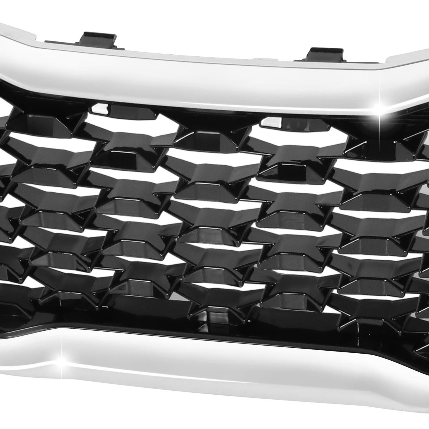 PARRILLA GRILLE - KA FOTE/KOUP '14-'16/'17-'18/ GRILLE ASS'Y 17-18/ PAINTED BLACK/ W/SMOKE BLACK FRAME (4D)//PARTS.NO,KI1200191//OEM NO,86350B0010