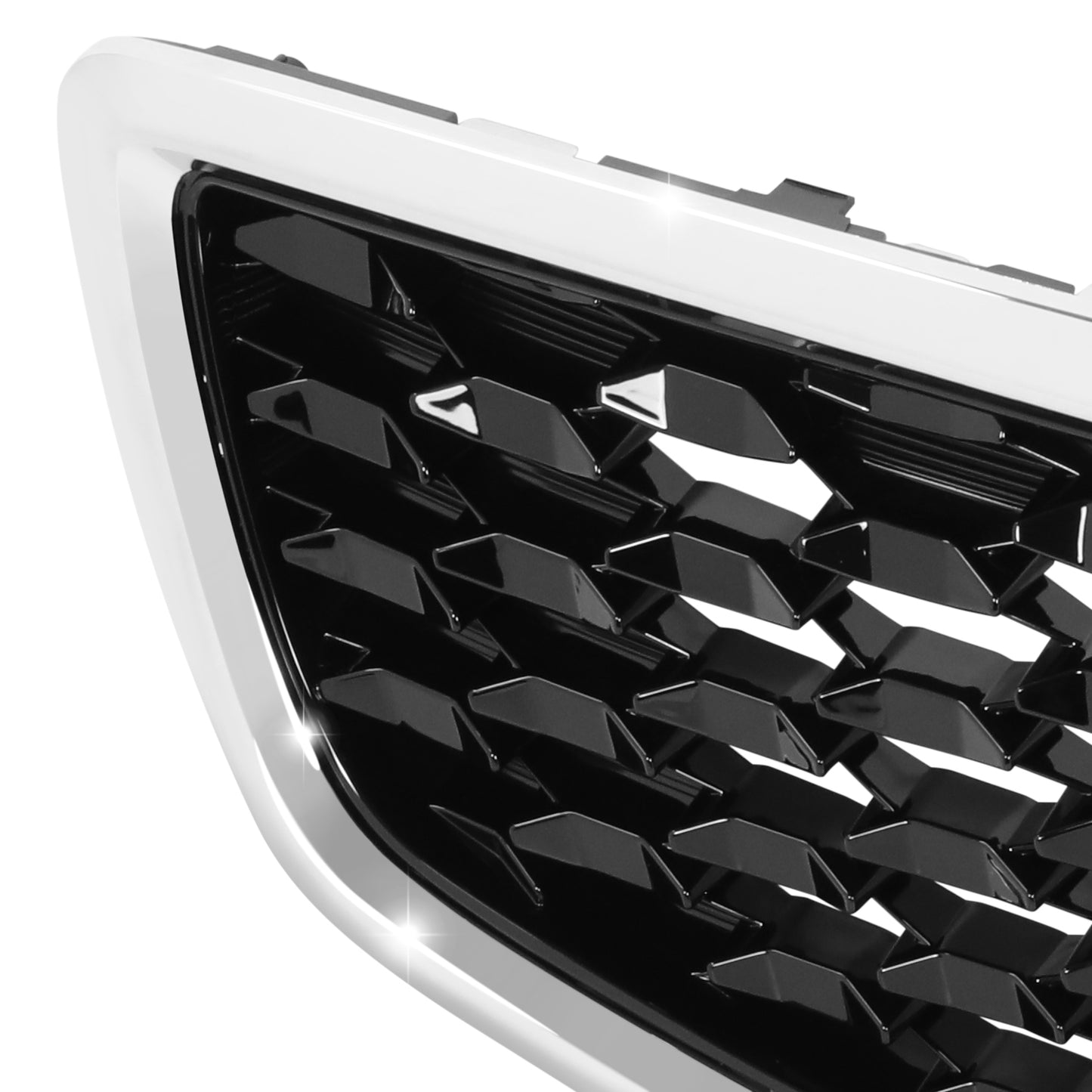 PARRILLA GRILLE - KA FOTE/KOUP '14-'16/'17-'18/ GRILLE ASS'Y 17-18/ PAINTED BLACK/ W/SMOKE BLACK FRAME (4D)//PARTS.NO,KI1200191//OEM NO,86350B0010