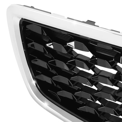 PARRILLA GRILLE - KA FOTE/KOUP '14-'16/'17-'18/ GRILLE ASS'Y 17-18/ PAINTED BLACK/ W/SMOKE BLACK FRAME (4D)//PARTS.NO,KI1200191//OEM NO,86350B0010