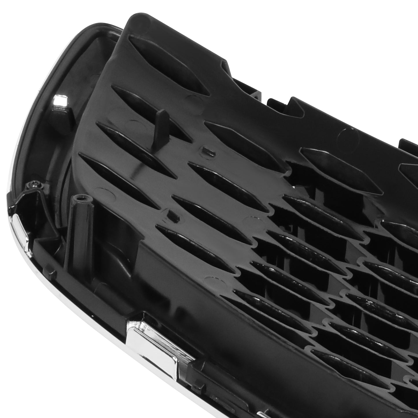 PARRILLA GRILLE - KA FOTE/KOUP '14-'16/'17-'18/ GRILLE ASS'Y 17-18/ PAINTED BLACK/ W/SMOKE BLACK FRAME (4D)//PARTS.NO,KI1200191//OEM NO,86350B0010