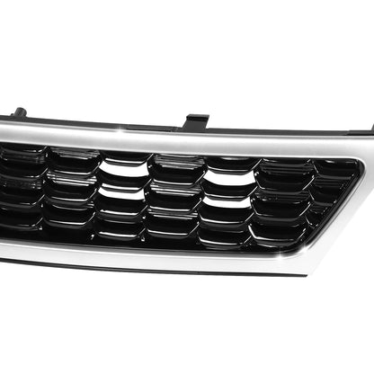 PARRILLA GRILLE - KA  RIO '12-'15/'16-'17/ GRILLE ASS'Y 16-17/ UPPER MAT-BLACK (5D)/ W/CHROME MOULDING//PARTS.NO,KI1200197//OEM NO,863501W710