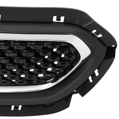 PARRILLA GRILLE - KA  NRO 17-19/20-21/ GRILLE ASS'Y 17-19/ PAINTED BLACK W/CHROME FRAME/ (EX|FE|LX|S TOURING)//PARTS.NO,KI1200200//OEM NO,86350G5000
