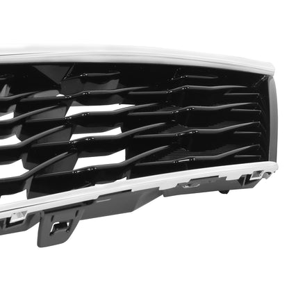 PARRILLA GRILLE - KA OPTMA '11-'15/'16-'20/ GRILLE ASS'Y 19-20/ PAINTED SILVER/ W/CHROME MOULDING (LX)//PARTS.NO,KI1200202//OEM NO,86350D5500