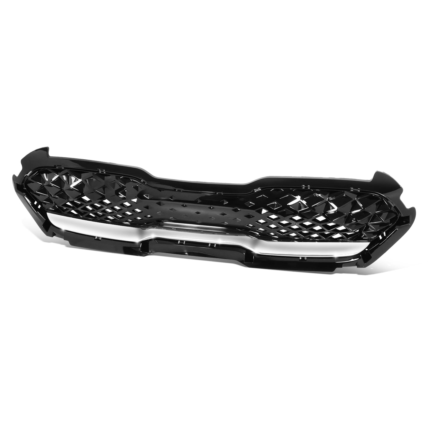 PARRILLA GRILLE - KA  NRO 17-19/20-21/ GRILLE ASS'Y 20-21/ PAINTED BLACK/ W/SMOKE FRAME//PARTS.NO,KI1200214//OEM NO,86350G5600
