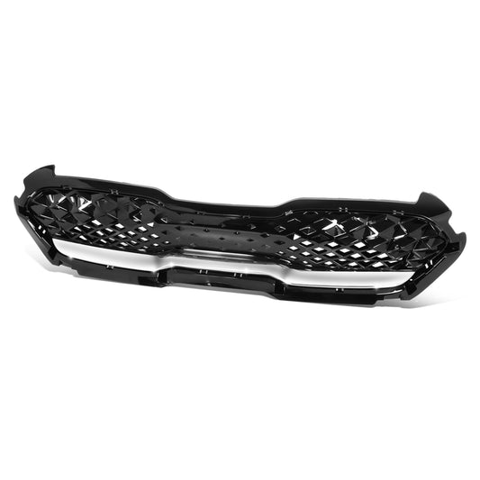 PARRILLA GRILLE - KA  NRO 17-19/20-21/ GRILLE ASS'Y 20-21/ PAINTED BLACK/ W/SMOKE FRAME//PARTS.NO,KI1200214//OEM NO,86350G5600