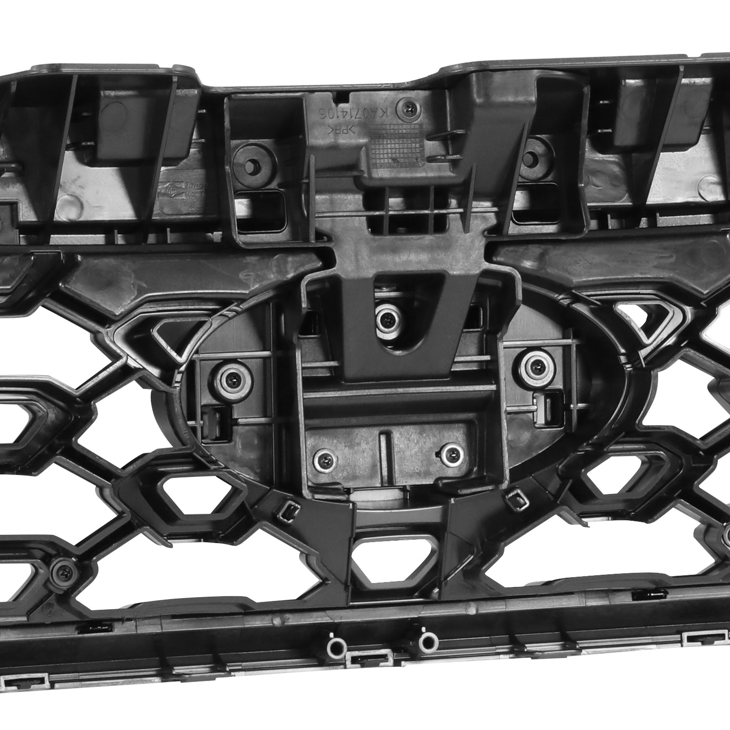 PARRILLA GRILLE - KA  SORETO 21-ON/ GRILLE ASS'Y/ PAINTED SILVER-GRAY/ W/BLACK MOULDING/ W/O CAMERA H. (LX)//PARTS.NO,KI1200220//OEM NO,86350R5200