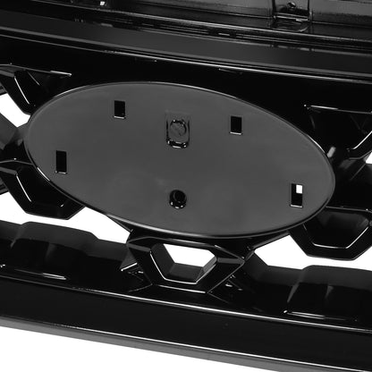 PARRILLA GRILLE - KA  SORETO 21-ON/ GRILLE ASS'Y/ PAINTED BLACK/ W/BLACK MOULDING/ W/O CAMERA H. (S/EX/SX)//PARTS.NO,KI1200221//OEM NO,86350R5300