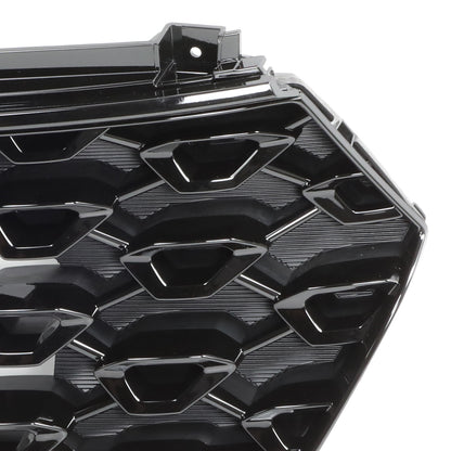 PARRILLA GRILLE - KA  SORETO 21-ON/ GRILLE ASS'Y/ PAINTED BLACK/ W/BLACK MOULDING/ W/O CAMERA H. (S/EX/SX)//PARTS.NO,KI1200221//OEM NO,86350R5300