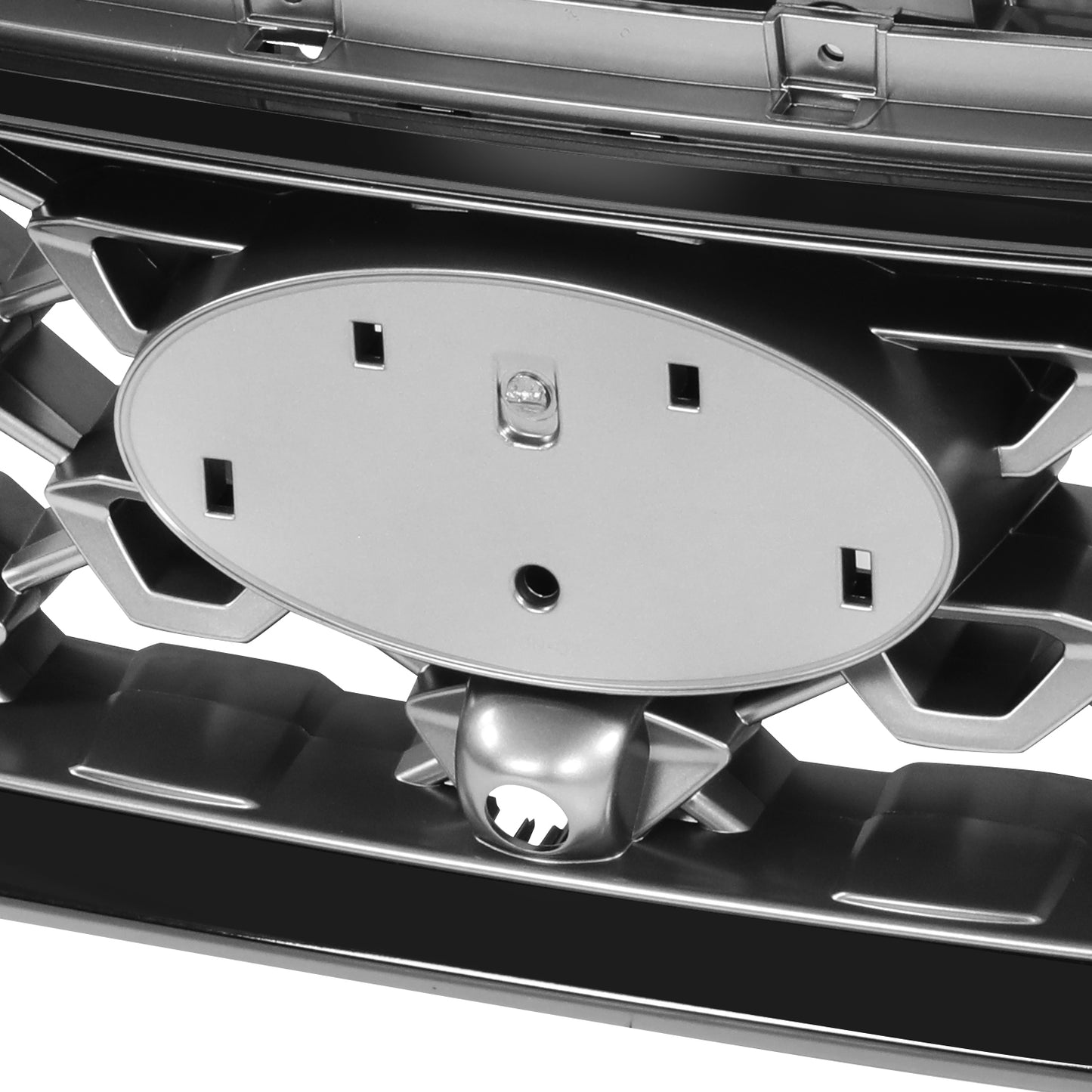 PARRILLA GRILLE - KA  SORETO 21-ON/ GRILLE ASS'Y/ PAINTED SILVER-GRAY/ W/BLACK MOULDING/ W/CAMERA H. (LX)//PARTS.NO,KI1200222//OEM NO,863A0R5200