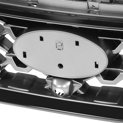 PARRILLA GRILLE - KA  SORETO 21-ON/ GRILLE ASS'Y/ PAINTED SILVER-GRAY/ W/BLACK MOULDING/ W/CAMERA H. (LX)//PARTS.NO,KI1200222//OEM NO,863A0R5200