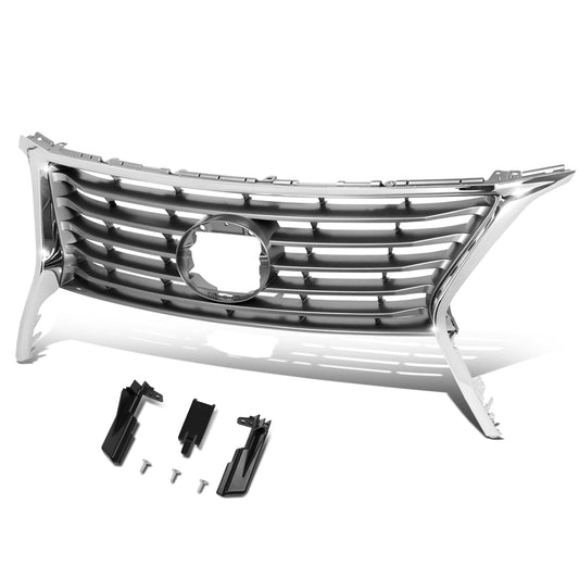 PARRILLA GRILLE - LX RX350/RX450H '10-'12/'13-15/ GRILLE ASS'Y 13-15/ PAINTED SILVER/ W/CHROME MOULDING/ (W/O F- PKG) (CANADA BUILT)