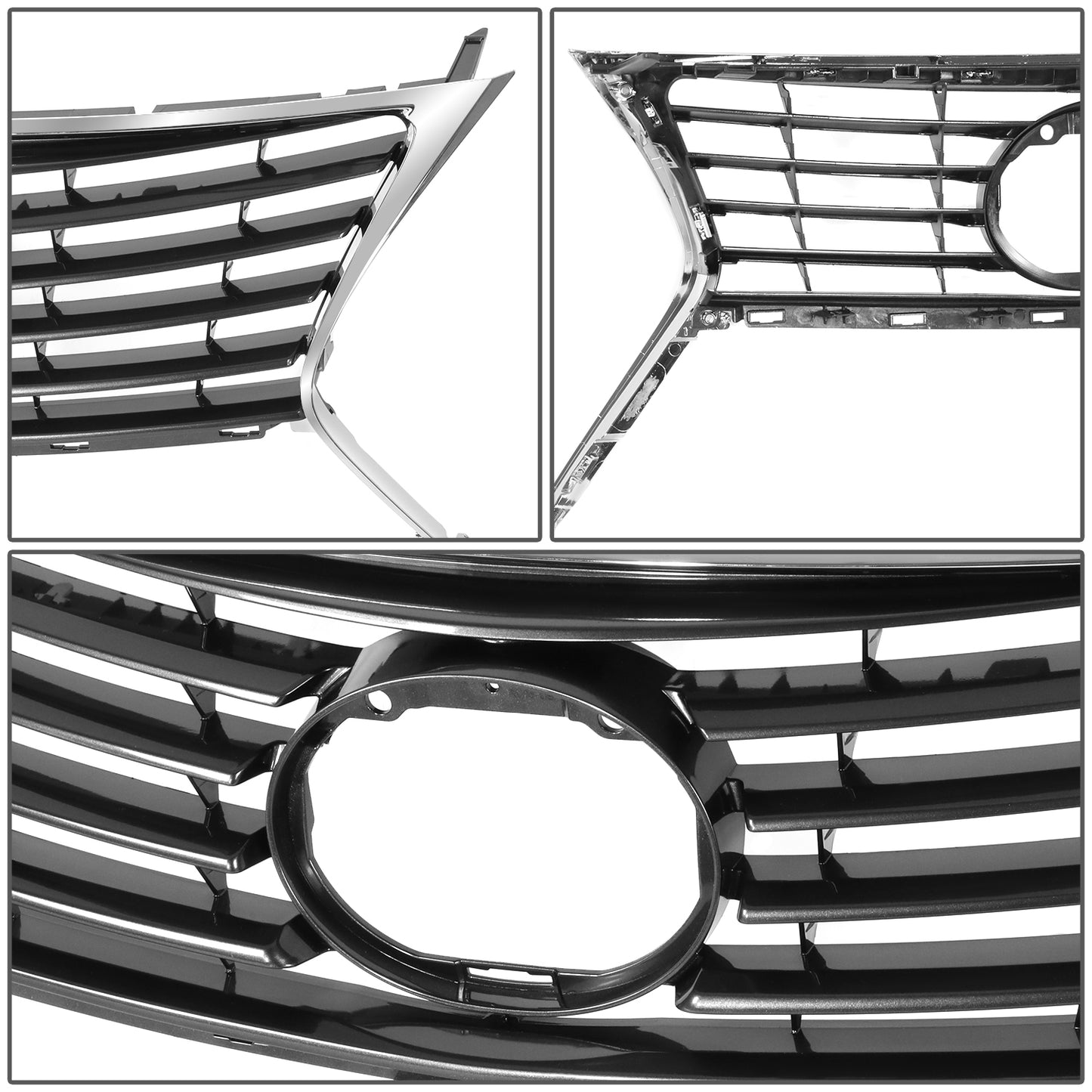 PARRILLA GRILLE - LX IS250/350 13-16/17-20/21-ON/ GRILLE ASS'Y 13-16/ PAINTED SILVER GRAY/ (W/CHROME MOULDING)/ (W/O F-SPORT)//PARTS.NO,LX1200151//OEM NO,5311253050