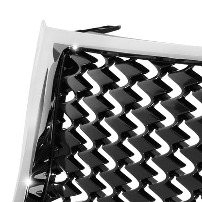 PARRILLA GRILLE - LX IS250/350 13-16/17-20/21-ON/ GRILLE ASS'Y 13-16/ PAINTED BLACK/ W/CHROME MOULDING/ (W/F-SPORT)(EU=USA)