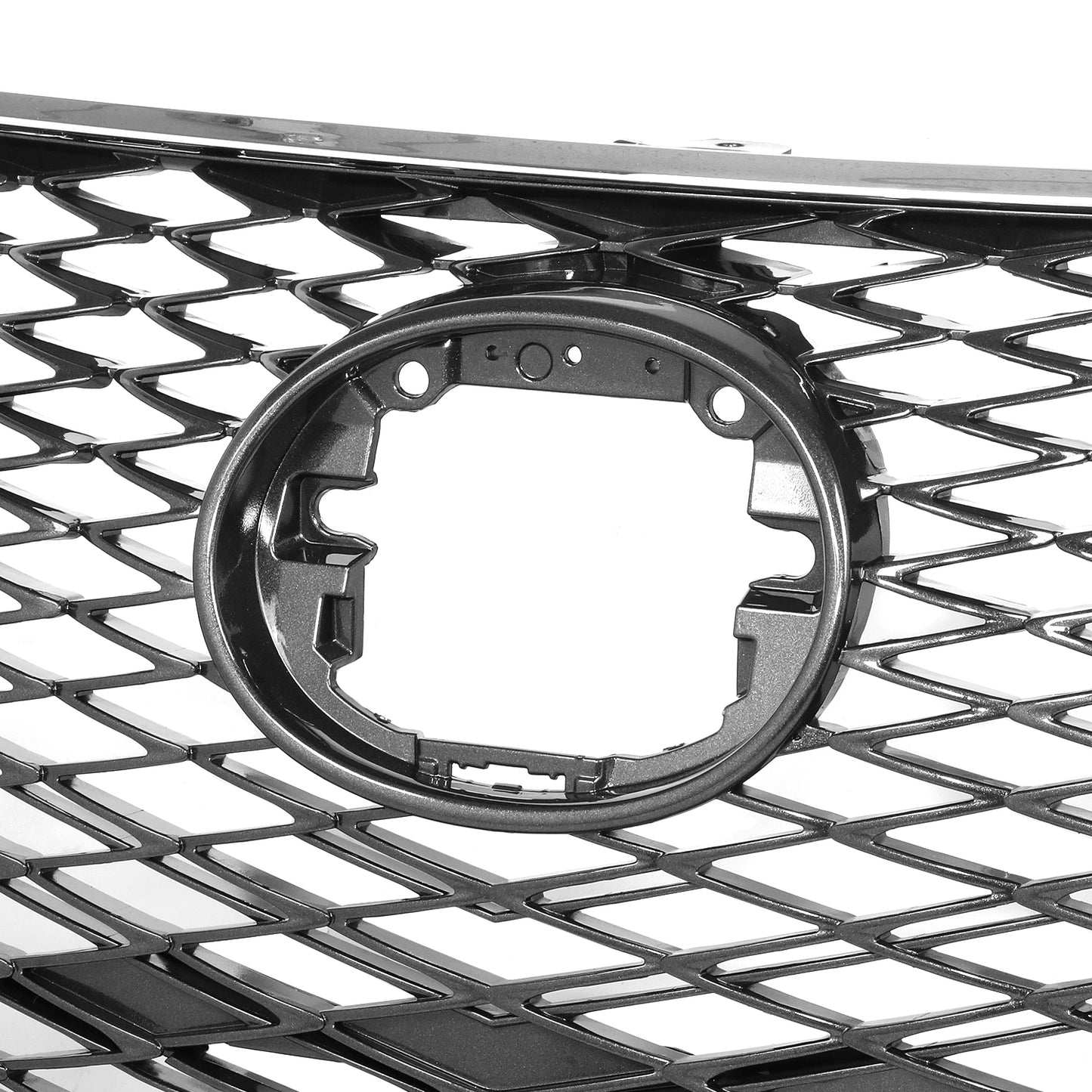 PARRILLA GRILLE - LX GS250/350/430 13-15/16-19/ GRILLE ASS'Y 16-19/ PAINTED BLACK/ W/CHROME MOULDING/ W/O SENSOR H.