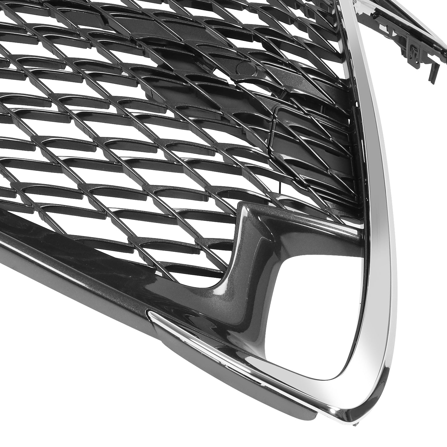 PARRILLA GRILLE - LX GS250/350/430 13-15/16-19/ GRILLE ASS'Y 16-19/ PAINTED BLACK/ W/CHROME MOULDING/ W/O SENSOR H.