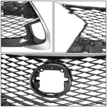 PARRILLA GRILLE - LX GS250/350/430 13-15/16-19/ GRILLE ASS'Y 16-19/ PAINTED BLACK/ W/CHROME MOULDING/ W/SENSOR H.