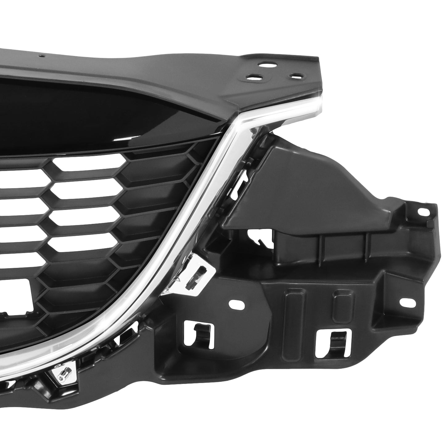 PARRILLA GRILLE - MZ CX5 '13-'14/'15-'16/ GRILLE ASS'Y 13-14/ PAINTED BLACK/ W/CHROME MOULDING//PARTS.NO,MA1200187//OEM NO,KD4550710F