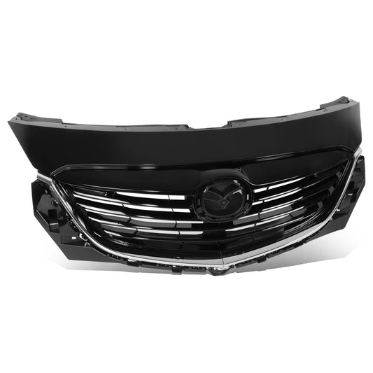PARRILLA GRILLE - MZ CX9 '10-'12/'13-'15/ GRILLE ASS'Y 13-15/ PAINTED BLACK/ W/CHROME MOULDING