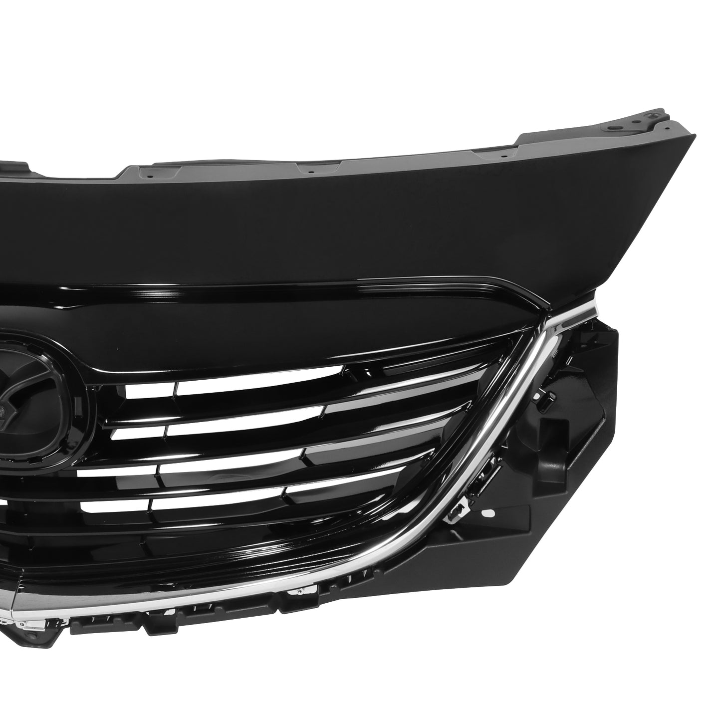 PARRILLA GRILLE - MZ CX9 '10-'12/'13-'15/ GRILLE ASS'Y 13-15/ PAINTED BLACK/ W/CHROME MOULDING