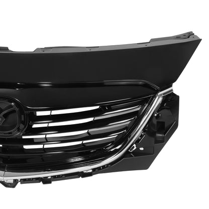 PARRILLA GRILLE - MZ CX9 '10-'12/'13-'15/ GRILLE ASS'Y 13-15/ PAINTED BLACK/ W/CHROME MOULDING