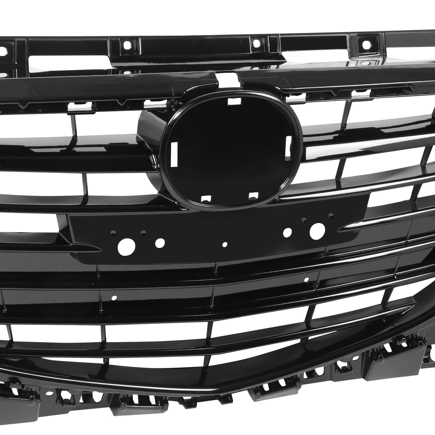 PARRILLA GRILLE - MZ 3 '14-'16/'17-'18 (3/4/5DR)/ GRILLE ASS'Y 14-16/ W/GLOSS  BLACK (2.5)/ (W/O COLLISION WARNING)/ (JAPAN BUILT) (EU=USA)//PARTS.NO,MA1200196//OEM NO,BJE150712B