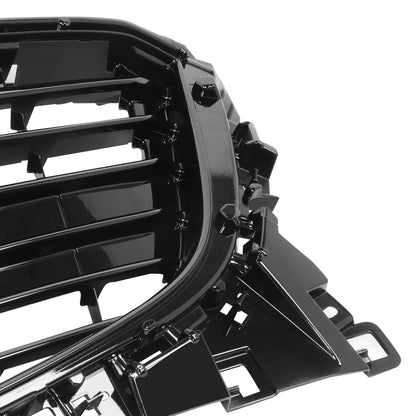 PARRILLA GRILLE - MZ 3 '14-'16/'17-'18 (3/4/5DR)/ GRILLE ASS'Y 14-16/ W/GLOSS  BLACK (2.5)/ (W/O COLLISION WARNING)/ (JAPAN BUILT) (EU=USA)//PARTS.NO,MA1200196//OEM NO,BJE150712B